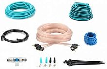 картинка комплект проводов aspect awk-8.4 для 4-кан. усилителя, омедненный алюминий (сса), 8awg, 4rca-4rca от магазина Tovar-RF.ru