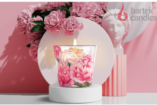 картинка Свеча BARTEK Пионово-розовый закат (Peony Pink Sunset) 115гр в стакане от магазина Tovar-RF.ru