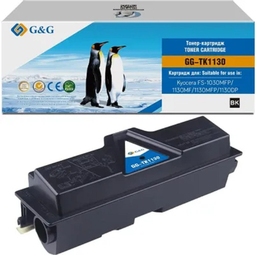 картинка тонер-картридж g&g toner cartridge для kyocera fs-1030mfp/1130mf/1130mfp/1130dp 3 000 стр. tk-1130 1t02mj0nlc с чипом гарантия 36 мес. от магазина Tovar-RF.ru