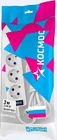 картинка Удлинитель КОСМОС YKSM3M-3G-Z-V(10A)P от магазина Tovar-RF.ru