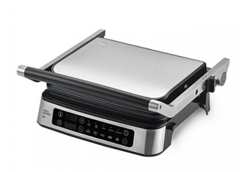 картинка электрический гриль  bq gr1008 металлический серый от магазина Tovar-RF.ru