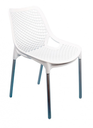 картинка Мебель из пластика АЛЬТЕРНАТИВА М6332 стул Эврика (белый) от магазина Tovar-RF.ru