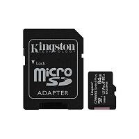картинка micro securedigital 64gb kingston sdcs2/64gb {microsdhc class 10 uhs-i, sd adapter} от магазина Tovar-RF.ru