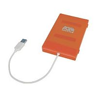 картинка agestar subcp1 внешний корпус 2.5" sata hdd/ssd agestar subcp1 (orange) usb2.0, пластик, оранжевый, безвинтовая конструкция (10611) от магазина Tovar-RF.ru