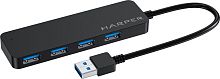 картинка usb хабы harper hub-04p черный от магазина Tovar-RF.ru