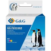 картинка картридж струйный g&g gg-f6v24ae 652 многоцветный (20мл) для hp ia 1115/2135/3635/4535/3835/4675 от магазина Tovar-RF.ru