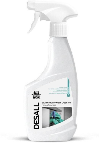 картинка CLEANBOX PROFESSIONAL 133105 DESALL дезинфицирующее нейтральное с пролонгированным действием широкого применения (0,5л) готовый раствор, ЧЗ от магазина Tovar-RF.ru