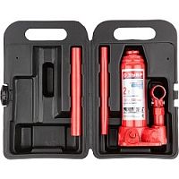 картинка зубр профессионал домкрат гидравлический бутылочный t50, 2т, 180-347мм, в кейсе, [43060-2-k_z01] от магазина Tovar-RF.ru