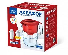 картинка Фильтр-кувшин АКВАФОР ГАРРИ красный с доп.модулем от магазина Tovar-RF.ru