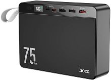 картинка повер банк hoco (6931474779175) j94 overlord 22.5w fully compatible pb 75000mah (черный) от магазина Tovar-RF.ru