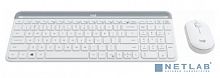 картинка 920-009207 logitech клавиатура + мышь mk470 white оригинальная заводская гравировка ru/lat  от магазина Tovar-RF.ru