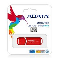 картинка a-data flash drive 32gb uv150 auv150-32g-rrd {usb3.0, red} от магазина Tovar-RF.ru