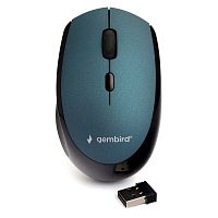 картинка gembird musw-354-b {мышь беспроводная, синий, бесш.клик, soft touch, 3кн.+колесо-кнопка, 2400dpi, 2,4ггц} от магазина Tovar-RF.ru