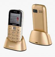 картинка телефон мобильный maxvi b6 gold от магазина Tovar-RF.ru