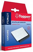 картинка фильтр topperr fsm 431 для пылесосов комплект фильтров (губчатый фильтр+микрофильтр) для пылесосов samsung от магазина Tovar-RF.ru