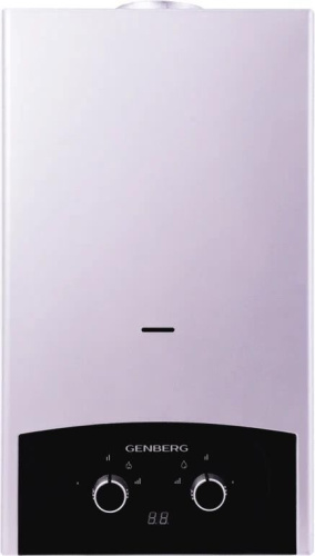 картинка проточный газовый водонагреватель genberg 310.01 премиум 10 л. (серебро) genberg 310.01 премиум 10 л. (серебро) от магазина Tovar-RF.ru