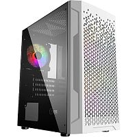 картинка powercase cmimzw-l3 корпус mistral micro z3w mesh led, tempered glass, 2x 140mm + 1х 120mm 5-color fan, белый, matx  (cmimzw-l3) от магазина Tovar-RF.ru