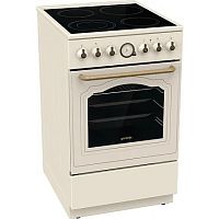 картинка электрическая плита gorenje gecs5b70cli,  стеклокерамика,  без крышки,  бежевый от магазина Tovar-RF.ru