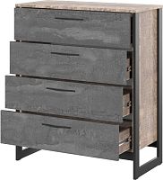 картинка Комод НК-МЕБЕЛЬ HUGO комод Т-2(N) Дуб Гранж/Железный камень 72507330 НК-МЕБЕЛЬ HUGO комод Т-2(N) Дуб Гранж/Железный камень 72507330 от магазина Tovar-RF.ru