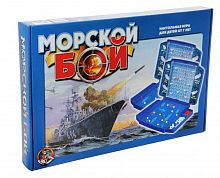 картинка детские игры десятое королевство игра настольная "морской бой 1" 00992 от магазина Tovar-RF.ru