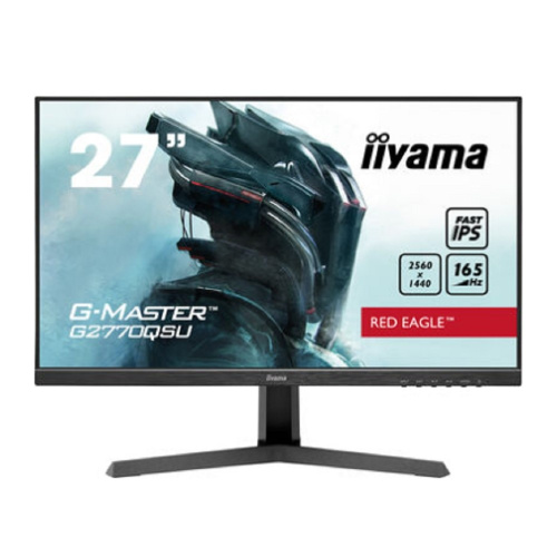 картинка lcd iiyama 27'' g2770qsu-b1 {ips 2560x1440 165hz 0.5ms 178/178 400cd 1000:1 8bit 178/178 hdmi2.0 displayport1.4 3xusb3.0 2x2w vesa} от магазина Tovar-RF.ru