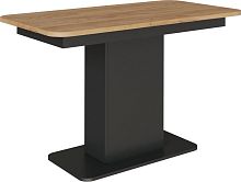 картинка Стол обеденный МЕБЕЛЬ-КОМПЛЕКС СО-3 Антрацит/Дуб Золотой Крафт МЕБЕЛЬ-КОМПЛЕКС СО-3 Антрацит/Дуб Золотой Крафт от магазина Tovar-RF.ru