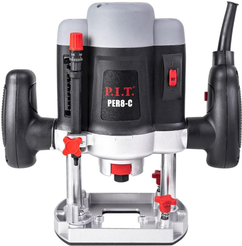 картинка Фрезер P.I.T. Фрезер погружной электрич. PER8-C МАСТЕР (1400Вт, 16000-30000об/мин, ход 55мм, цанги 6/8мм) P.I.T. Фрезер погружной электрич. PER8-C МАСТЕР (1400Вт, 16000-30000об/мин, ход 55мм, цанги 6/8мм) от магазина Tovar-RF.ru