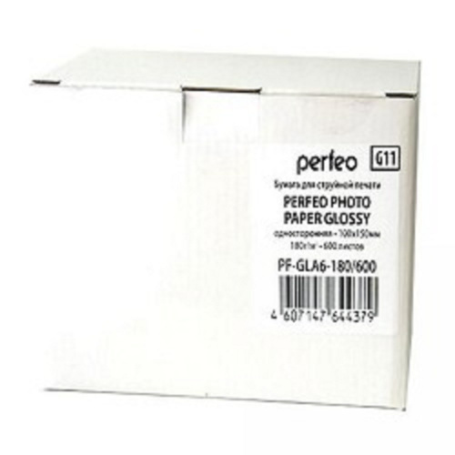 картинка Perfeo PF-GLA6-180/600 Бумага Perfeo глянцевая 600л, 10х15 180 г/м2 (G11) магазин Tovar-RF.ru являющийся официальным дистрибьютором в России картинка Perfeo PF-GLA6-180/600 Бумага Perfeo глянцевая 600л, 10х15 180 г/м2 (G11) от магазина Tovar-RF.ru