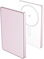 картинка повербанк aksberry (6900295730016) e501 с magsafe 5000 mah, розовый от магазина Tovar-RF.ru