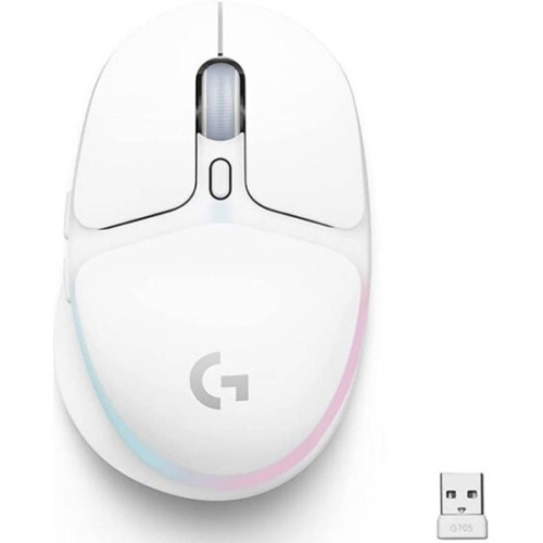 картинка мышь/ logitech g705 lightspeed wireless gaming mouse - off-white магазин Tovar-RF.ru являющийся официальным дистрибьютором в России картинка мышь/ logitech g705 lightspeed wireless gaming mouse - off-white от магазина Tovar-RF.ru