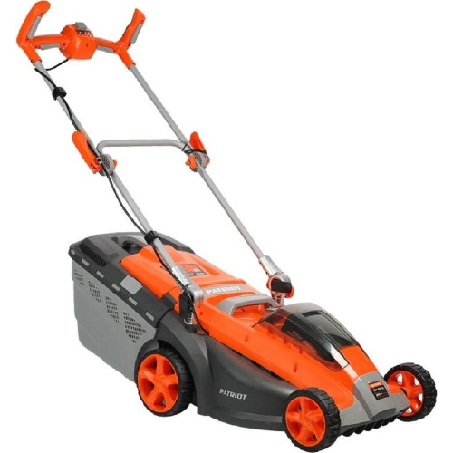 картинка PATRIOT CM 435XL Газонокосилка аккумуляторная [512201435] { 40В, акб 2,5Ач, ширина кошения 37см, травосборник 40 л } от магазина Tovar-RF.ru