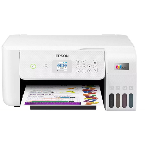 картинка мфу струйный epson ecotank l3266 цветная печать, a4, с снпч, цвет белый [c11cj66416] от магазина Tovar-RF.ru