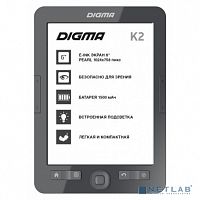 картинка digma k2g 6" e-ink hd pearl 758x1024 600mhz/4gb/microsdhc/frontlight темно-серый [1406109] от магазина Tovar-RF.ru