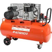 картинка patriot expert компрессор поршневой ременной [525301965] { ptr 100-440i, 440 л/мин, 10 бар, 2200 вт, 100 л, быстросъемный 1/4" + "елочка" } от магазина Tovar-RF.ru