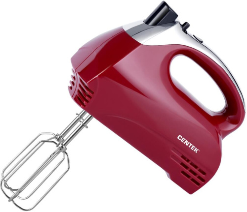 картинка миксер centek ct-1118 хром/вишня centek ct-1118 от магазина Tovar-RF.ru