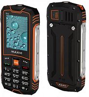 картинка телефон мобильный maxvi r10 orange от магазина Tovar-RF.ru