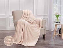 картинка Плед ОРИОН НФ-00003251 Wellsoft luxe/Шахматка, кремовый/Евро-мини от магазина Tovar-RF.ru