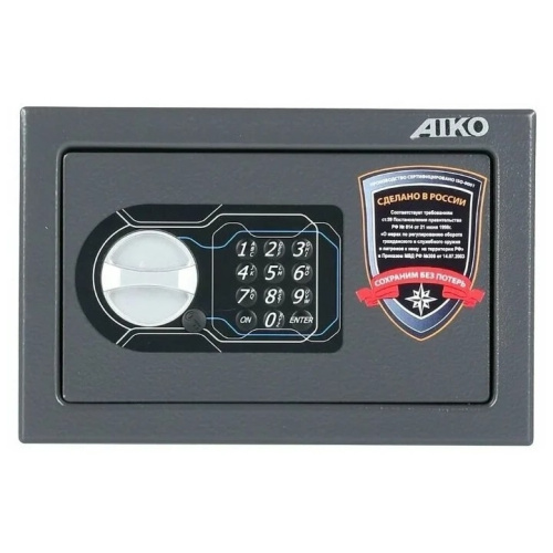 картинка Оружейный сейф AIKO TT-170 EL (Внешние размеры 170x260x230 мм , вес : 3,7 кг) [S11299110914] от магазина Tovar-RF.ru