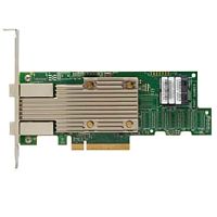 картинка hba-адаптер broadcom sas 9400-8i8e sgl (05-50031-02) pcie 3.1 x8 lp, tri-mode sas/sata/nvme 12g hba, 16port(2*int sff8643+2*ext sff8644), 3516 ioc  от магазина Tovar-RF.ru