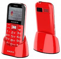 картинка телефон мобильный maxvi b6ds red от магазина Tovar-RF.ru