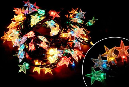 картинка Электрогирлянда ВОЛШЕБНАЯ СТРАНА Электрогирлянда Звезды Star-100-5-MC 101549 ВОЛШЕБНАЯ СТРАНА Электрогирлянда Звезды Star-100-5-MC 101549 от магазина Tovar-RF.ru