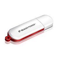 картинка silicon power usb drive 16gb luxmini 320 sp016gbuf2320v1w {usb2.0, white} от магазина Tovar-RF.ru