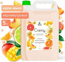 картинка Крем-мыло CLEAN&GREEN CG8357 Cremy жидкое с перламутром тропикано увлажняющее 5 л CLEAN&GREEN CG8357 Cremy жидкое с перламутром тропикано увлажняющее 5 л от магазина Tovar-RF.ru