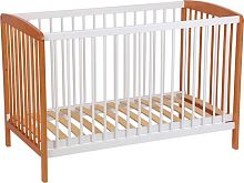 картинка кроватка polini кроватка детская polini kids simple 101, белый-бук (1кор) polini кроватка детская polini kids simple 101, белый-бук (1кор) от магазина Tovar-RF.ru