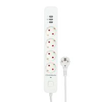 картинка гарнизон сетевой фильтр 2.0 eps-4-u3-w-2  мультипорт, 4р, 10а, 3xusb, 2м, ур.защиты 2+, белый, пакет (21445) от магазина Tovar-RF.ru