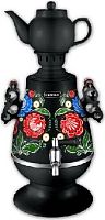 картинка самовар centek ct-0091 b black 4л от магазина Tovar-RF.ru