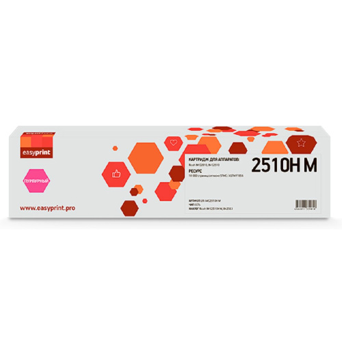 картинка тонер-картридж easyprint lr-imc2510h m для ricoh im c2010/c2510 (18000стр.) пурпурный, с чипом, 842563 от магазина Tovar-RF.ru