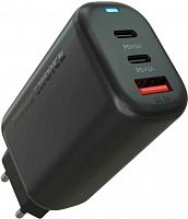 картинка СЗУ MORE CHOICE (4610196409646) NC79 СЗУ 1USB+2Type-C 3.0A PD 65W быстрая зарядка Black от магазина Tovar-RF.ru