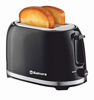 картинка тостер sakura sa-7610bk 850вт черный от магазина Tovar-RF.ru