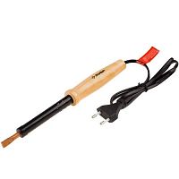 картинка ЗУБР Электропаяльник "МАСТЕР" с деревянной рукояткой и долговечным жалом, форма клин, 40Вт [55405-40_z01] от магазина Tovar-RF.ru